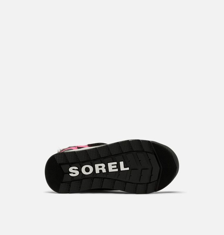 Kids Snow Boots Pink/Black - Sorel Toddler Whitney™ II Strap - 678132-IVA